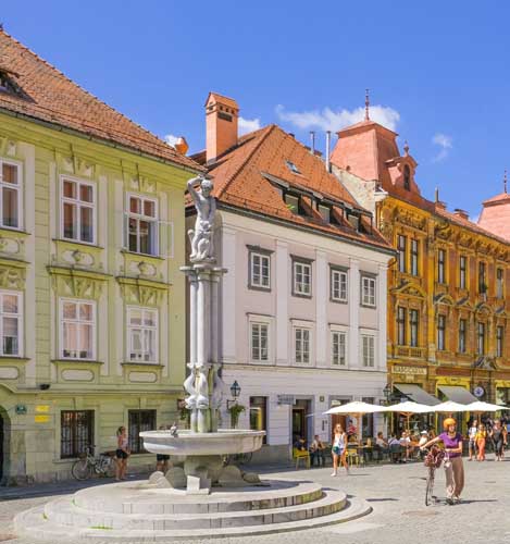 Ljubljana Town Square